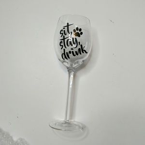 NIB Wine Glass